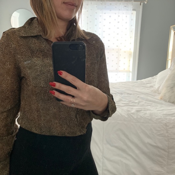 Guess leopard blouse - Picture 6 of 7